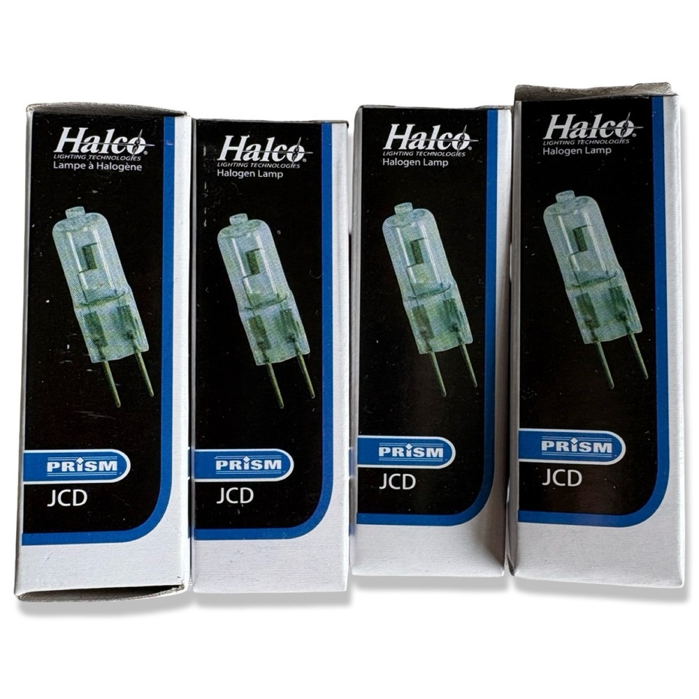 HALCO 107070 Halogen JCD100 G8 130V 100W Bulbs set Of 4
